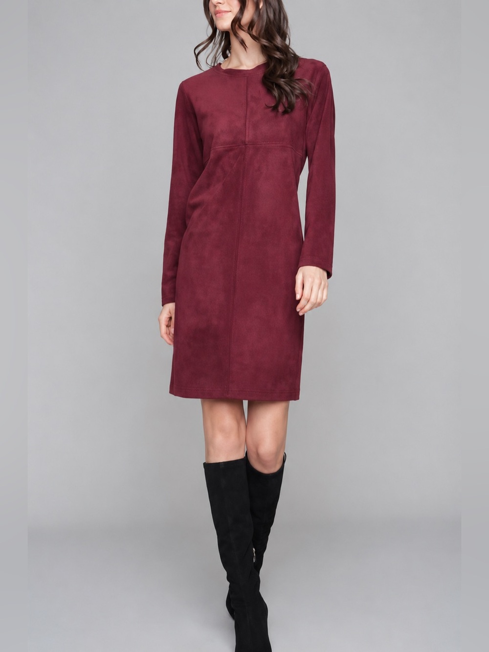 SOFT SURROUNDINGS Faux Suede Dress